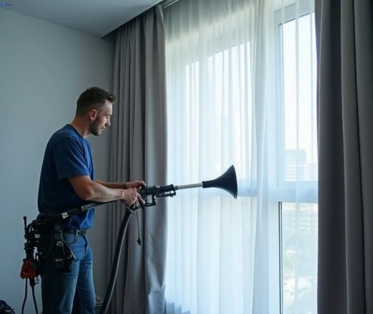 Professional commercial curtain cleaning process equipment Matty Curtain Cleaning kangaroo-ground-vic